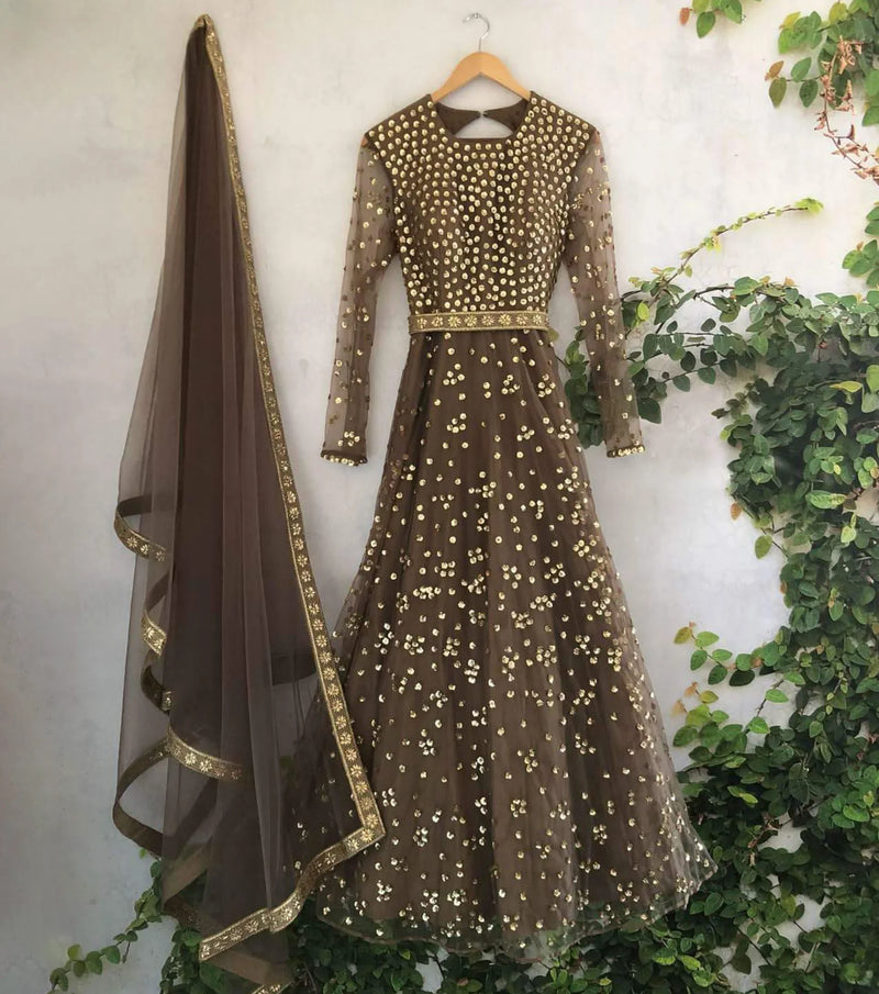 Starry Night Anarkali (Off the Rack)